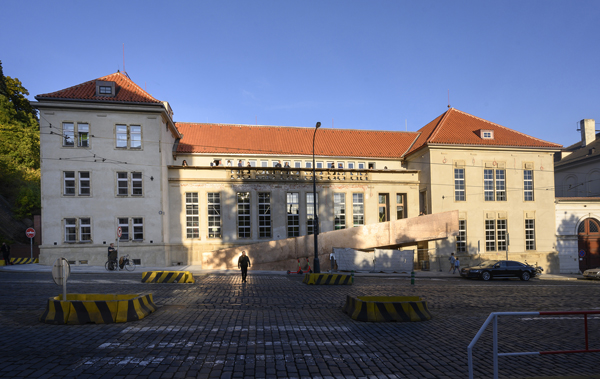 Budova Kunsthalle před otevřením (foto Petra Hajská)