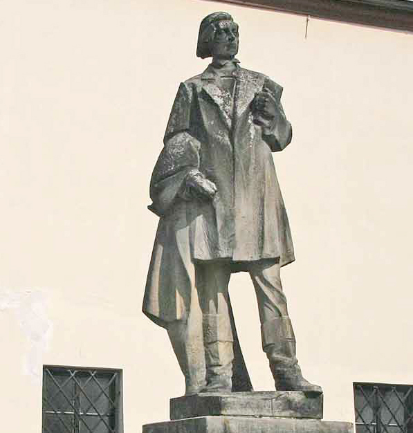 Pomník Františka Vladislava Heka v Dobrušce (cs.wikipedia.org)