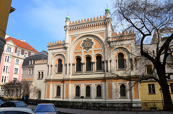 Španělská synagoga na Starém Městě, vycházka 8. 12. (zdroj Mapy.cz, Michal Žilka)