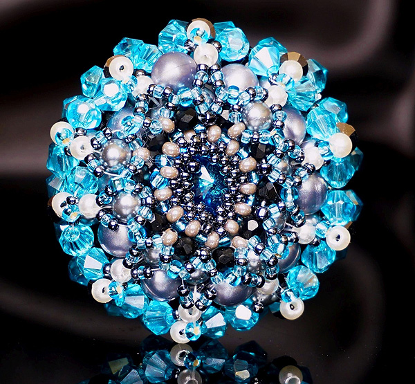 Česká brož – Modrý diamant