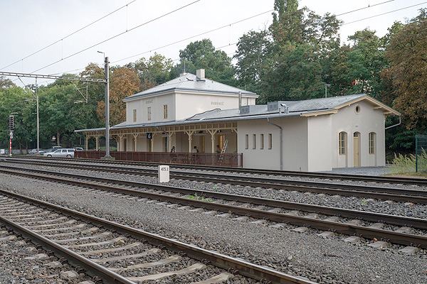 Bývalá železniční stanice Bubeneč, vycházka 17. 1. (zdroj: Mapy.cz, foto Viktor)