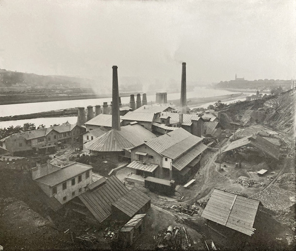 Rudolf Bruner-Dvořák, Podolská vápenka a cementárna, rok 1908